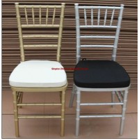 Rental Wedding Chiavari Chair with Seat Pad Banquet Chairs Gold Tiffany Dining Chairs for Event