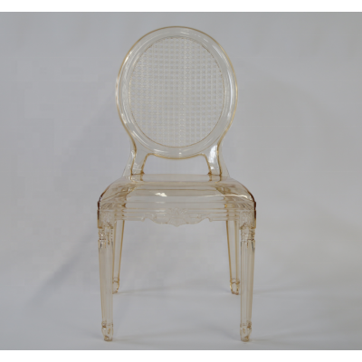 New Style Plastic Clear Louis Ghost Chair Acrylic Wedding Event Chairs