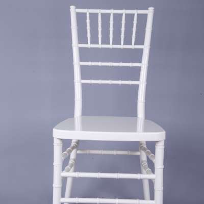 hot selling commercial furniture stackable white chiavari chair