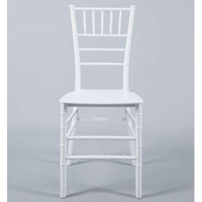 Factory Direct Plastic White Chiavari Wedding Chair Tiffany Event Banquet