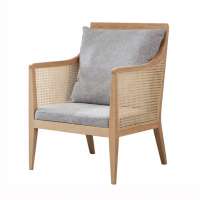 Small Order Accepted Vietnam Manufacturers Living Room Chair Wood Rattan Furniture